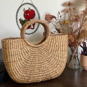 Sea & Grass Woven Handbag